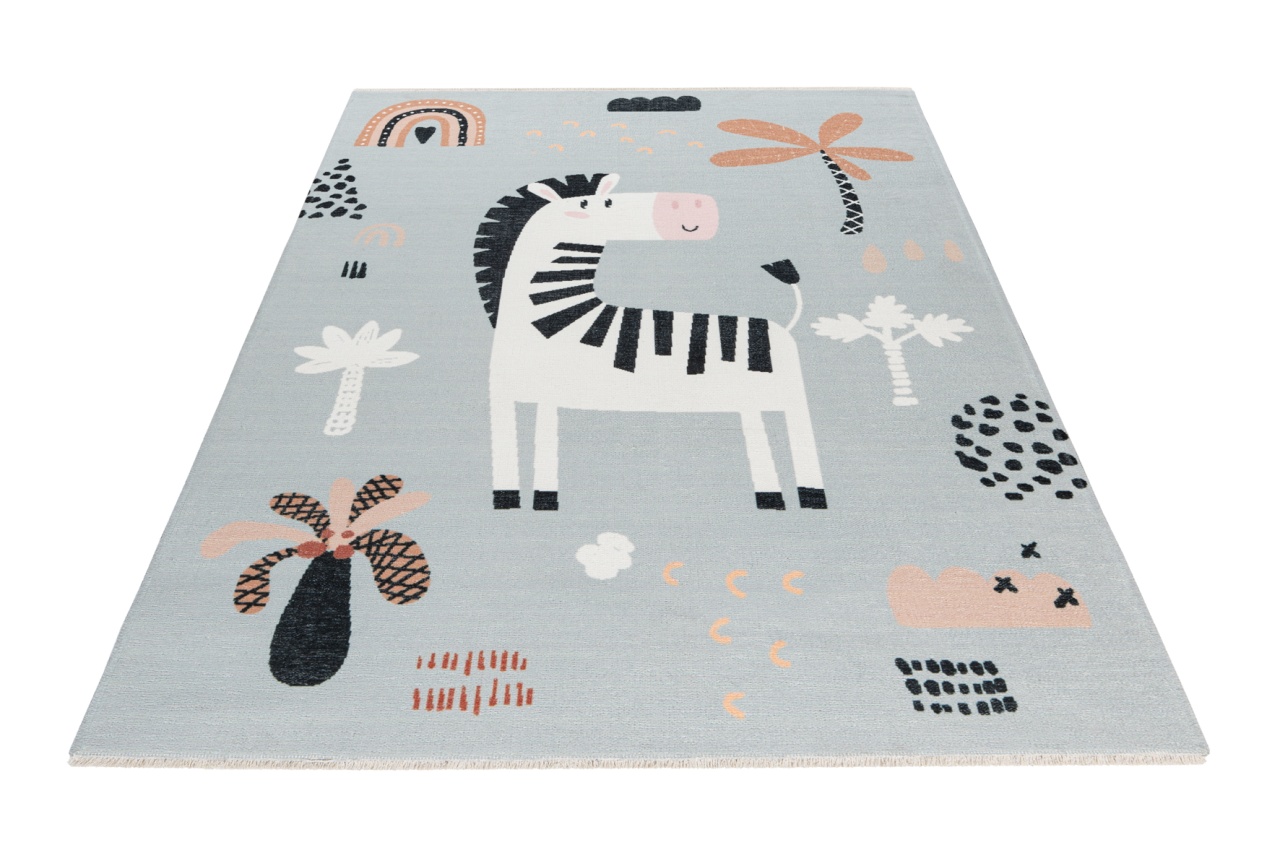 Covor eco copii My Greta Albastru deschis 115x170 cm - 1 | YEO