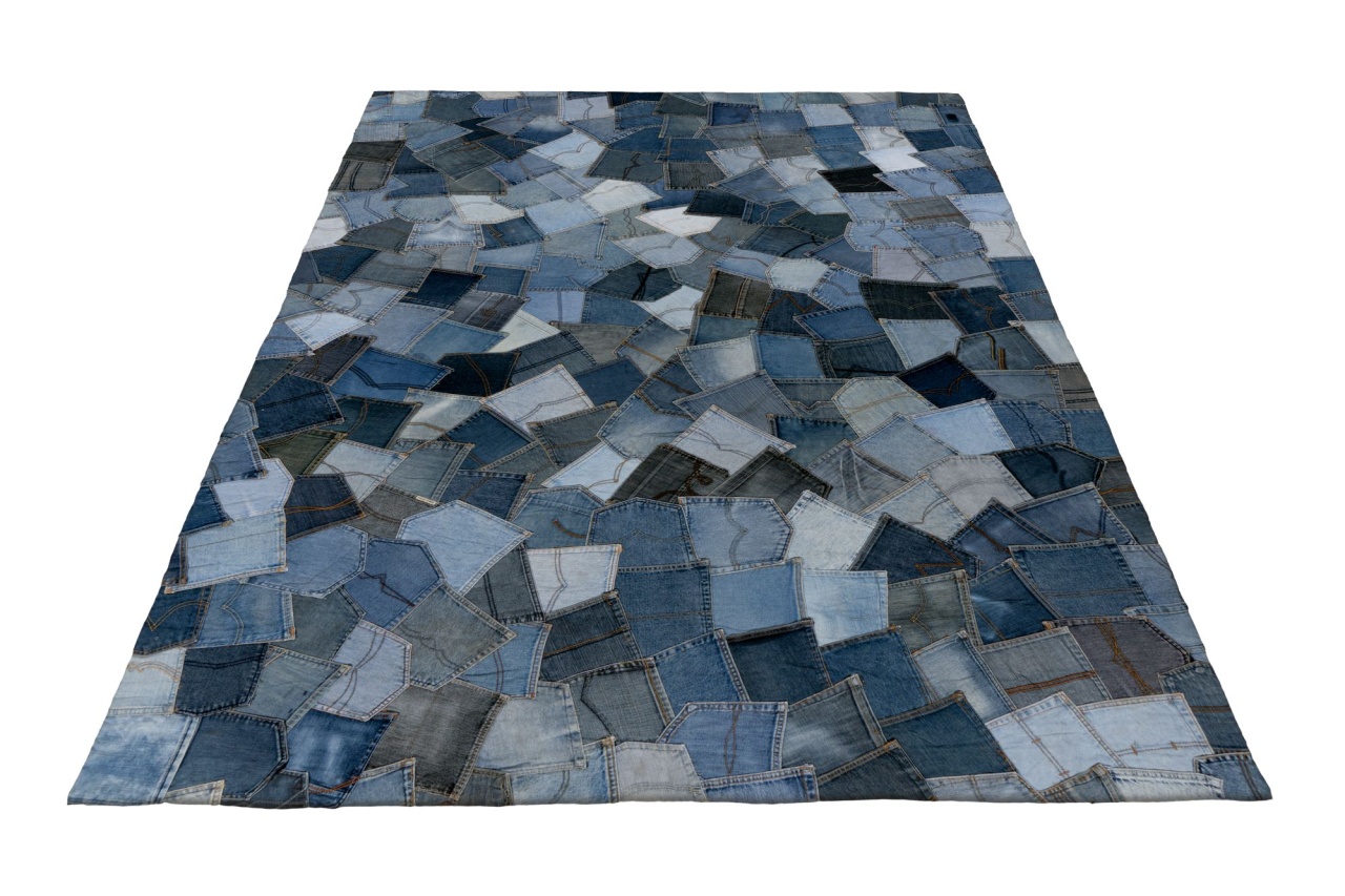 Covor eco Denim Pocket Albastru 80x150 cm