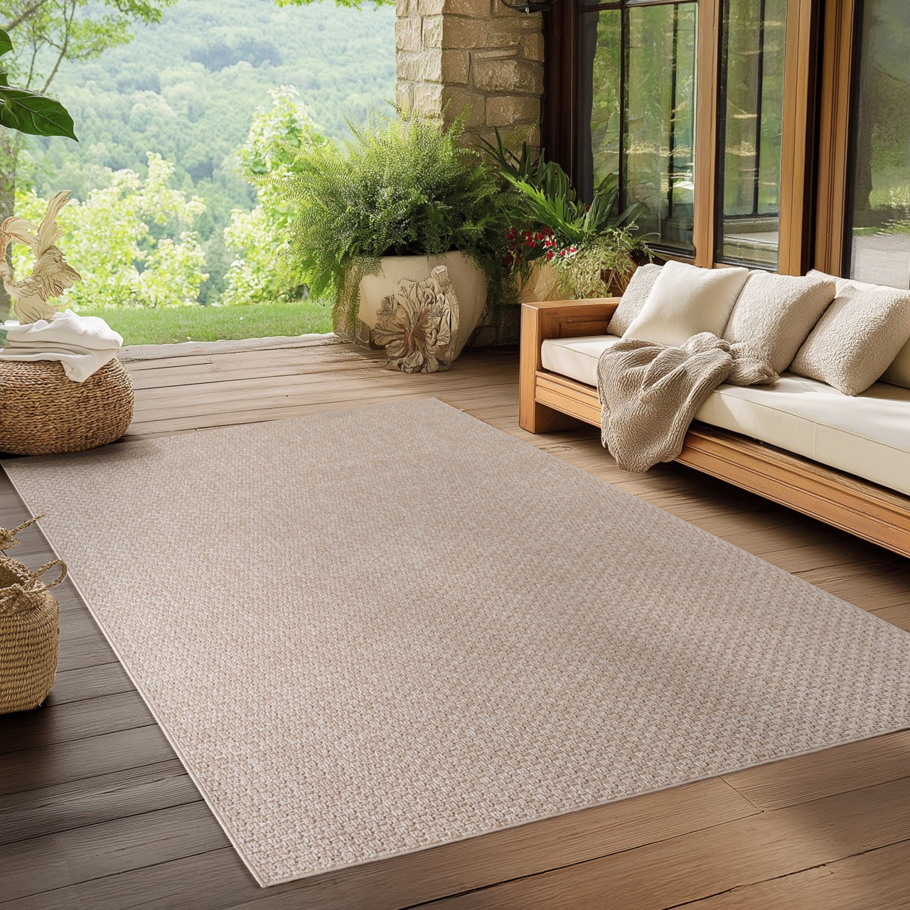 Covor Ibiza V1 Bej 160x230 cm - 1 | YEO