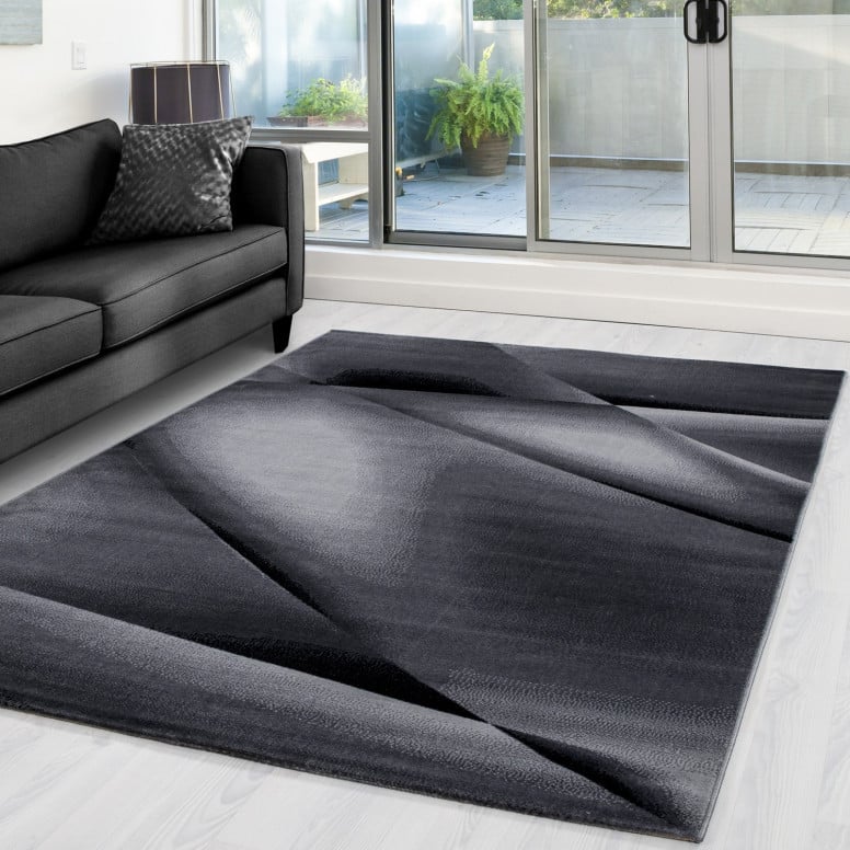 Covor Miami Negru V2 80x150 cm