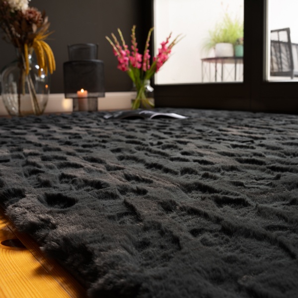Covor My Valley Negru 60x100 cm - 1 | YEO
