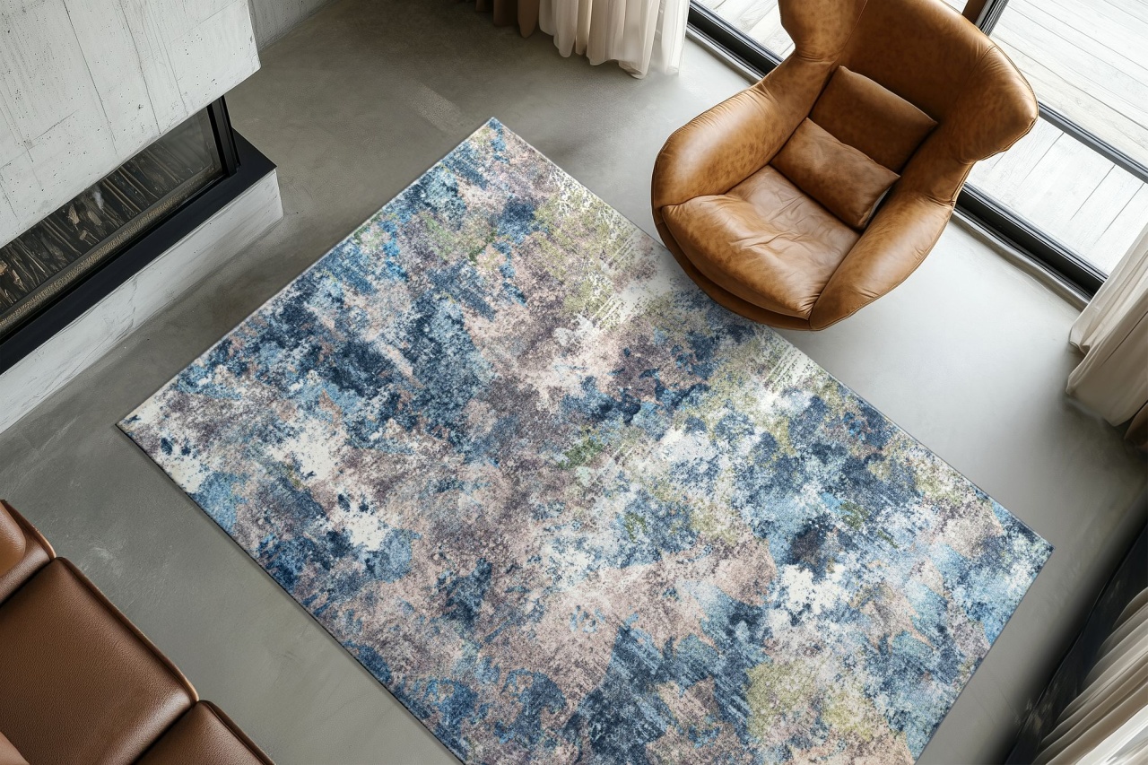 Covor Posh Albastru 200x290 cm - 3 | YEO