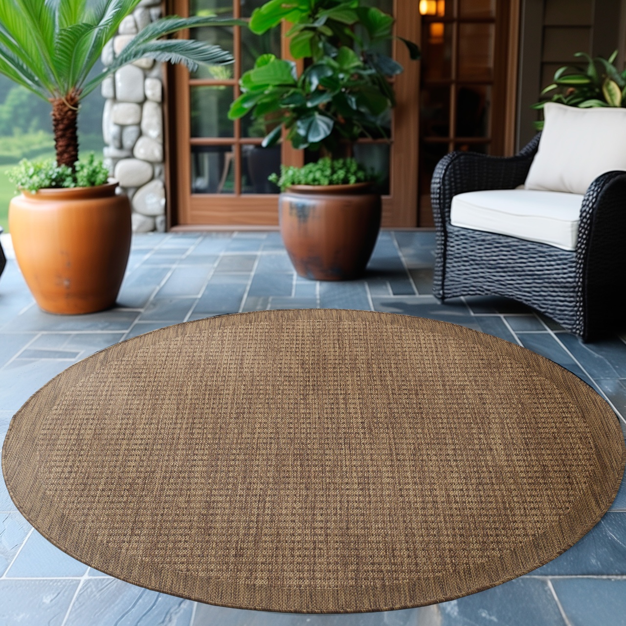 Covor rotund Giza Maro 160x160 cm - 1 | YEO