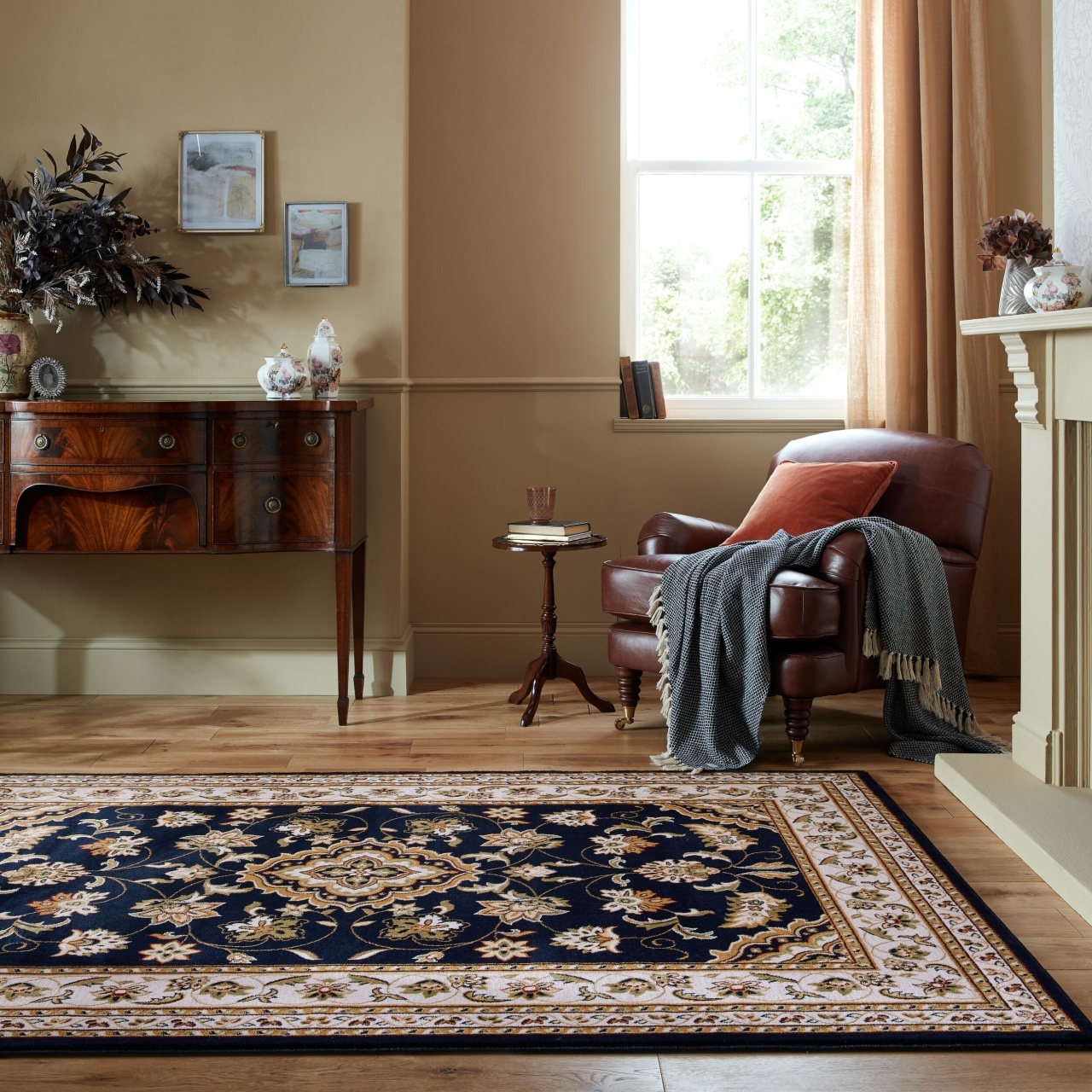 Covor Sincerity Royale Sherborne Albastru 80X150 cm Flair Rugs
