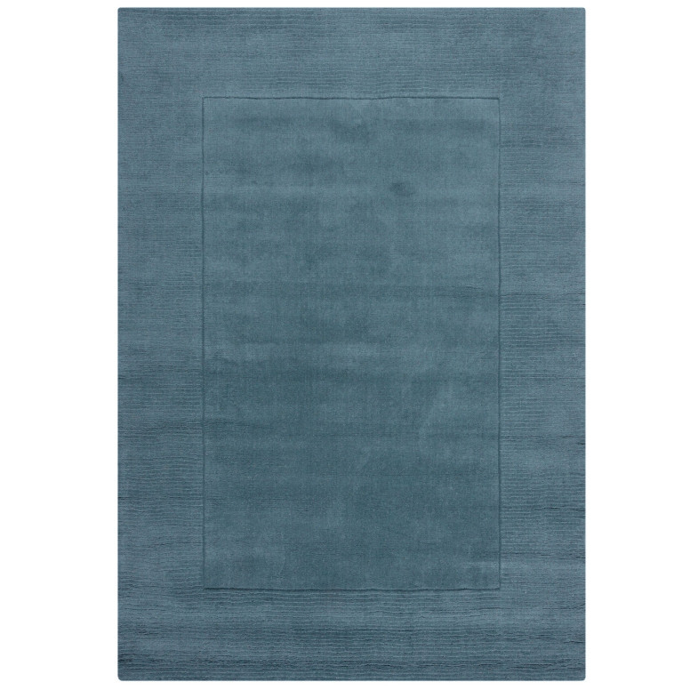 Covor Textured Wool Border Albastru 200X290 cm, Flair Rugs - 1 | YEO