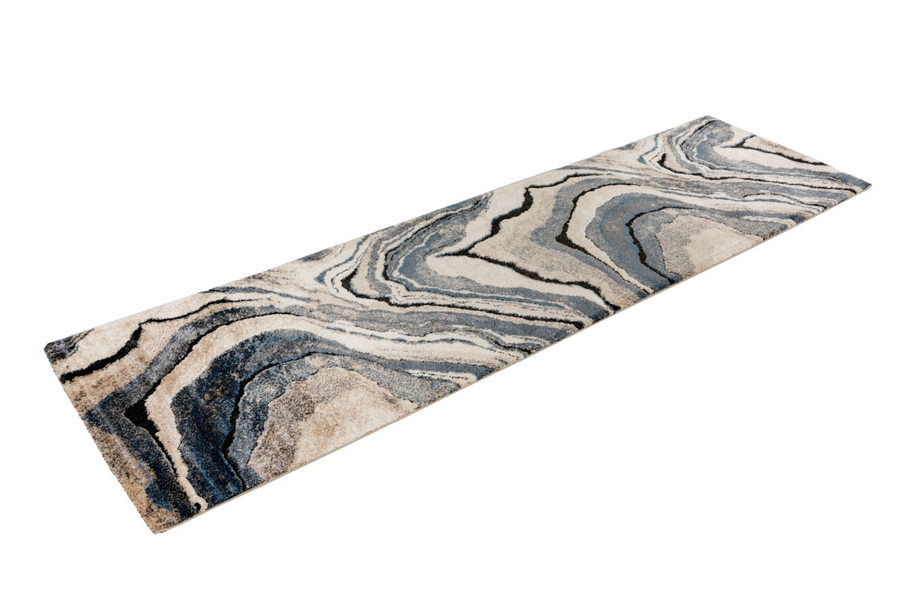 Covor traversa Bologna Albastru 80x300 cm - 1 | YEO