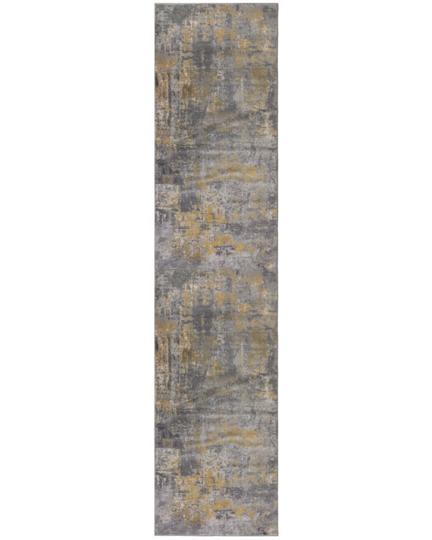 Covor traversă Wonderlust Gri/Galben Ochre 80X300 cm, Flair Rugs - 1 | YEO