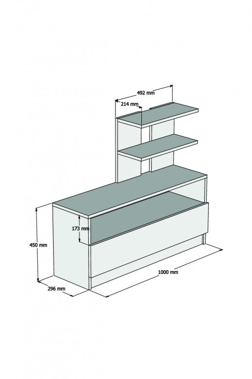 Dulap Pantofi Airy - Alb - 4 | YEO