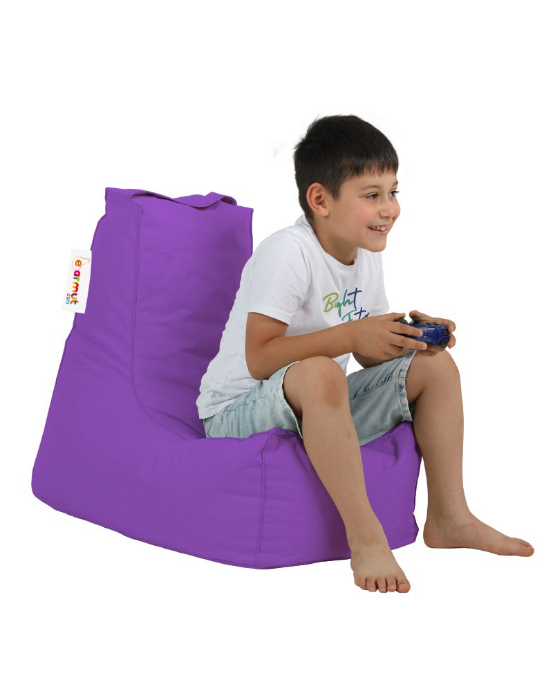 Fotoliu puf de gradina Bingo Kid Violet 40x65x25 cm - 3 | YEO