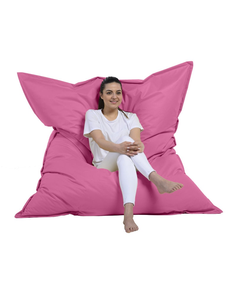 Fotoliu puf de gradina Giant Cushion Roz 140x180x30 cm