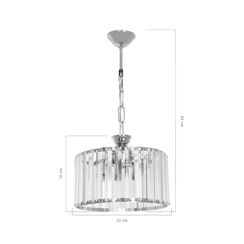 Lampa Lavina I, Pako World, E27, Auriu, 27x27x21 cm