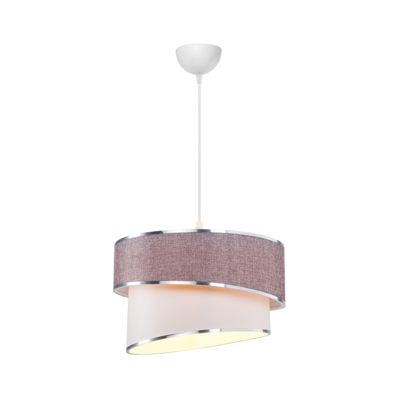 Lampa Loopy, Pako World, E27, Roz-Alb, 30x30x18 cm - 2 | YEO