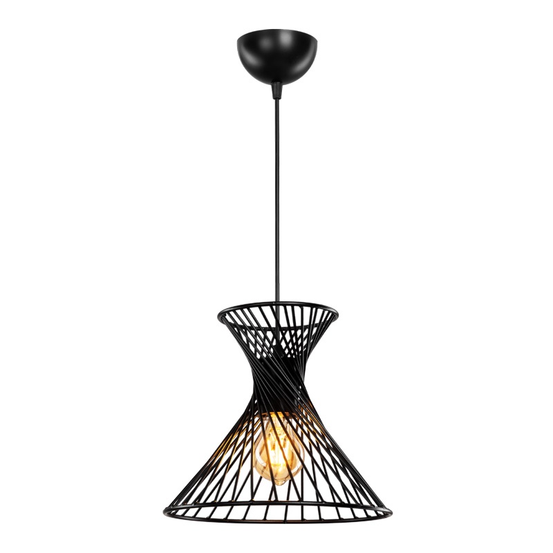 Lampa Sonata, Pako World, E27, Negru, 25x25x23 cm - 2 | YEO