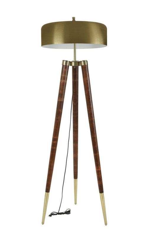 Lampadar 8578-4 Auriu/Nuc