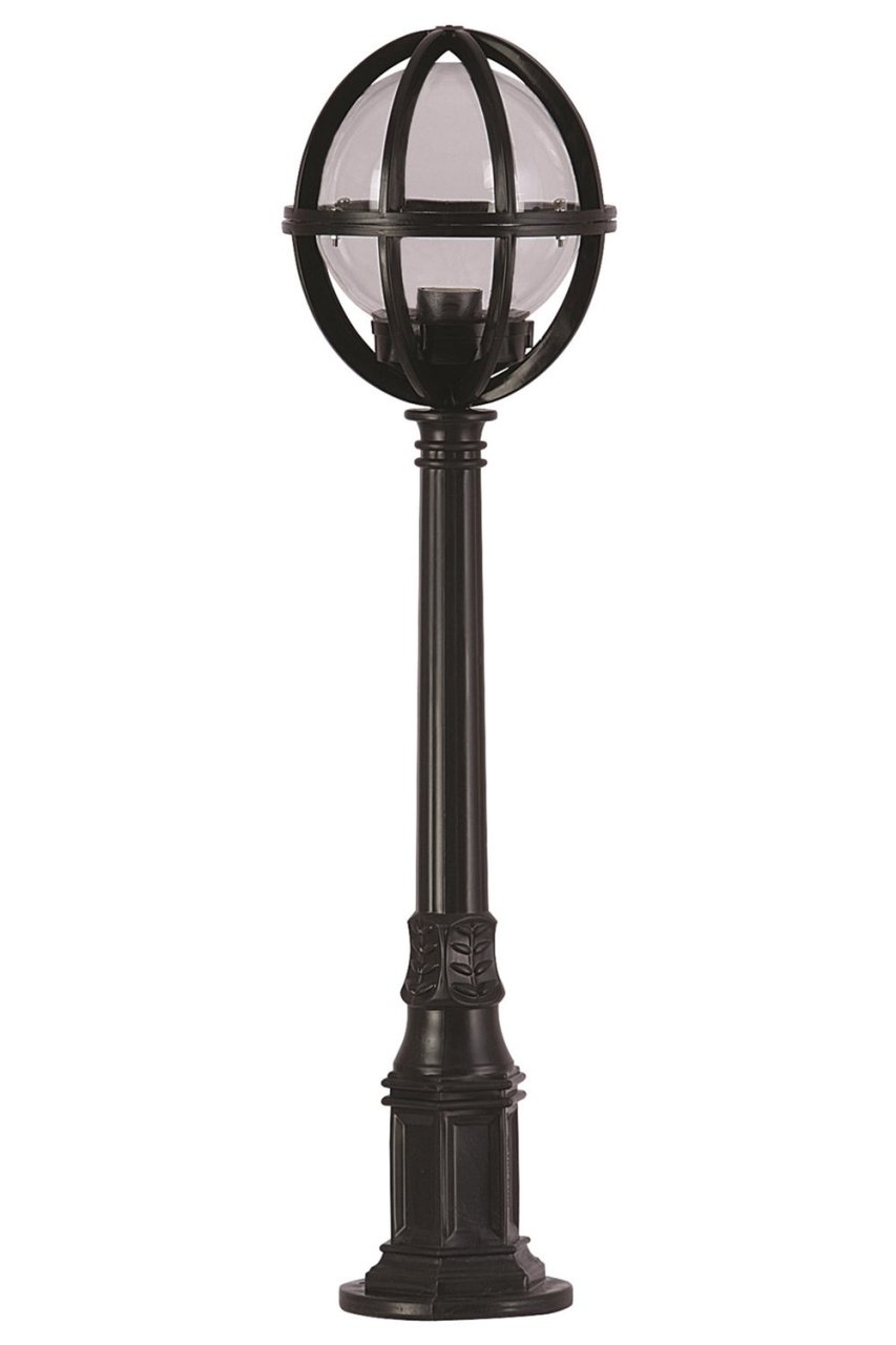 Lampadar de exterior M3B Negru 95x23 cm