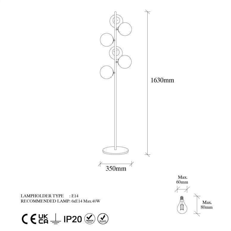 Lampadar Fazli - 10510 Vintage - 4 | YEO