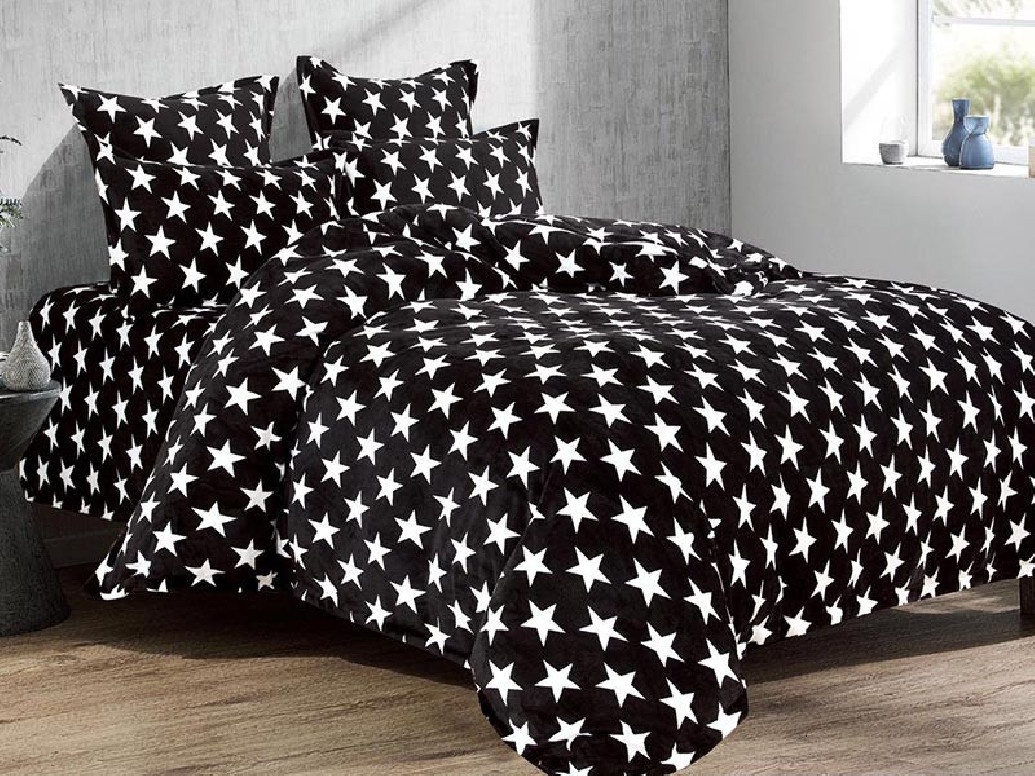 Lenjerie Afua Black 4 Piese (Cocolino)