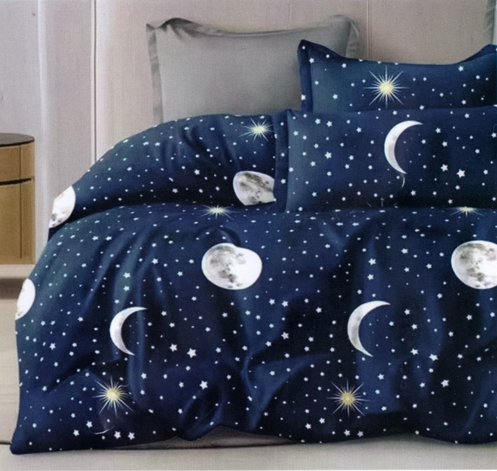 Lenjerie cocolino cu elastic 180x200 Cosmic Dreams (Cocolino)