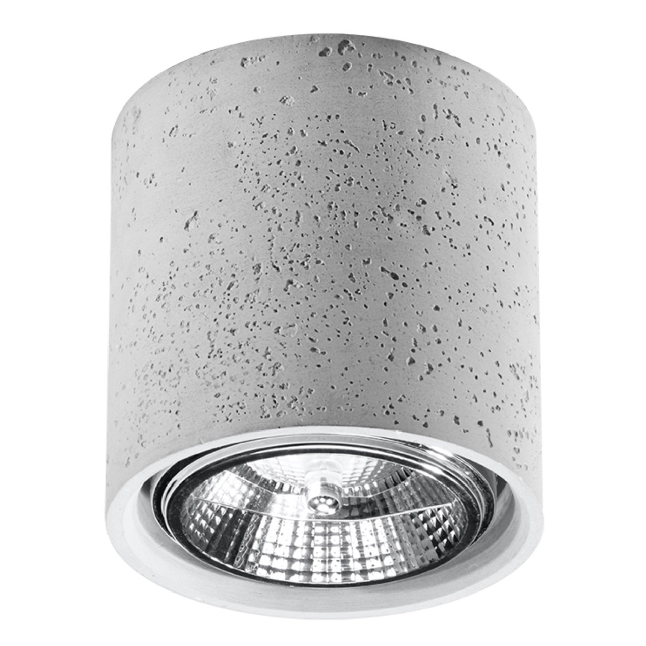 Lustra Cullo din beton Gri 14x14x14 cm