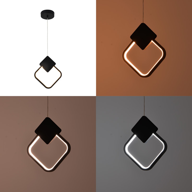Lustra LED Gardio Negru 23x25x30 cm