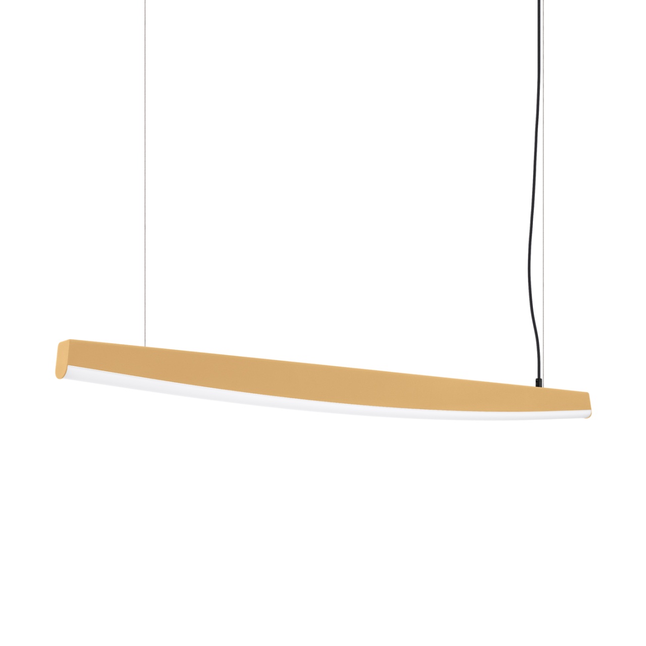 Lustra suspendata LED Jorun 120 Auriu 4000K 120x3x210 cm