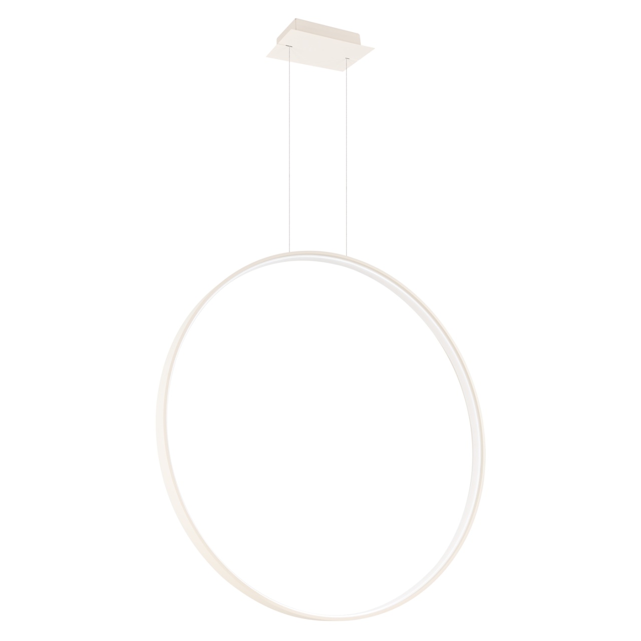 Lustra suspendata LED Rio 78 Bej 4000K 78x16x150 cm