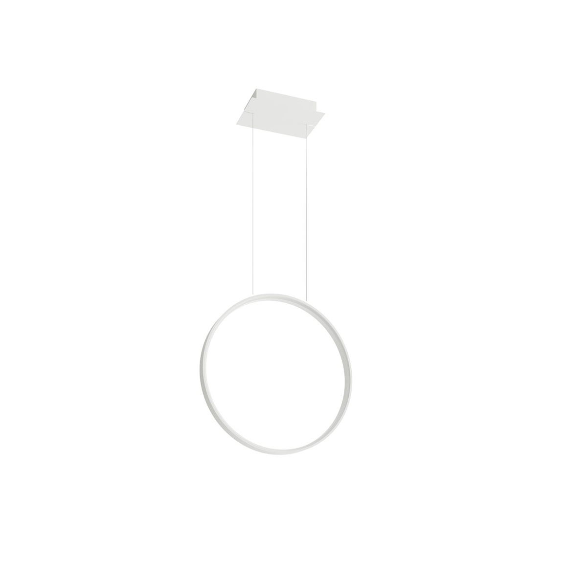 Lustra suspendata LED Rio Alb 3000K 55x16x150 cm