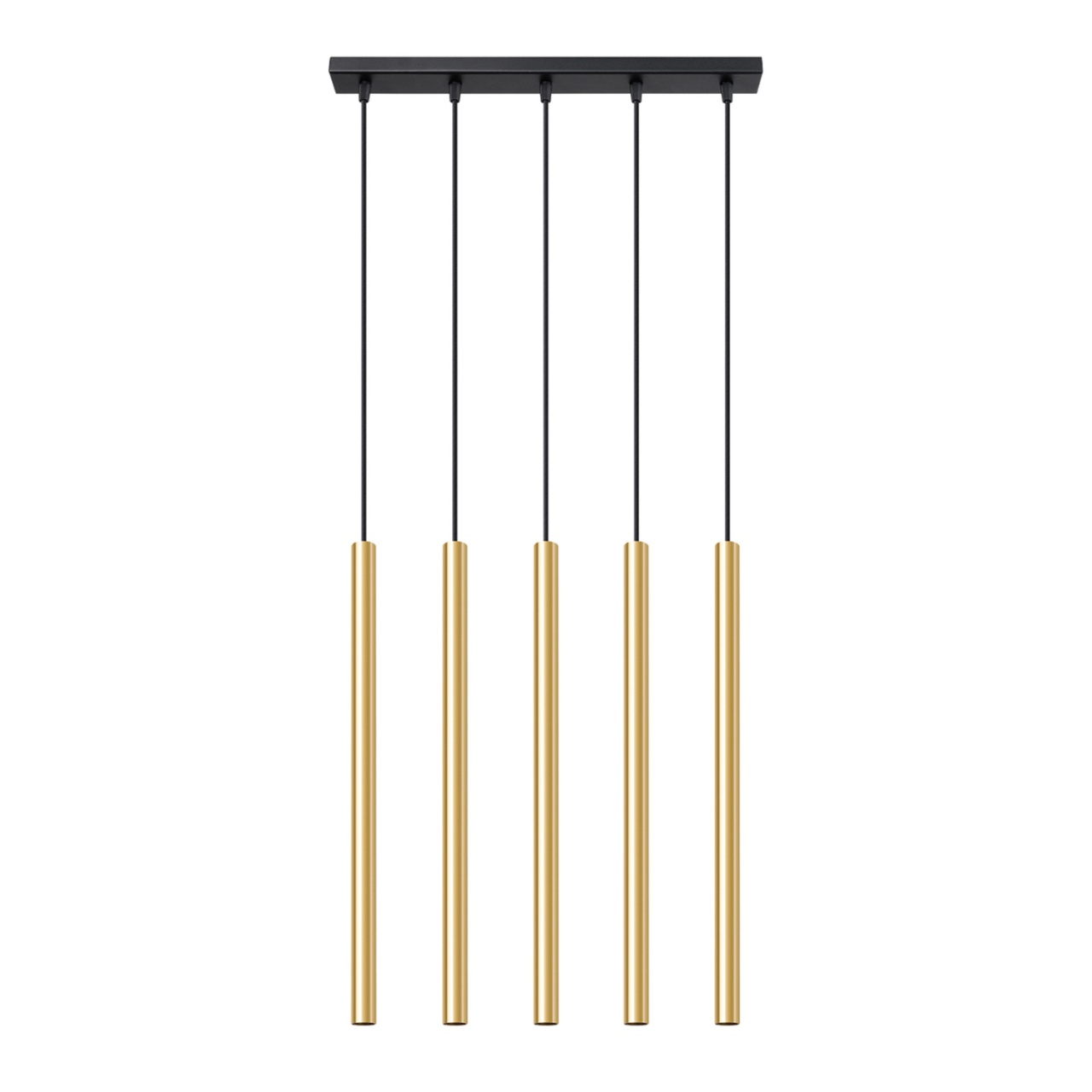 Lustra suspendata Pastelo Auriu lucios 45x5x90 cm