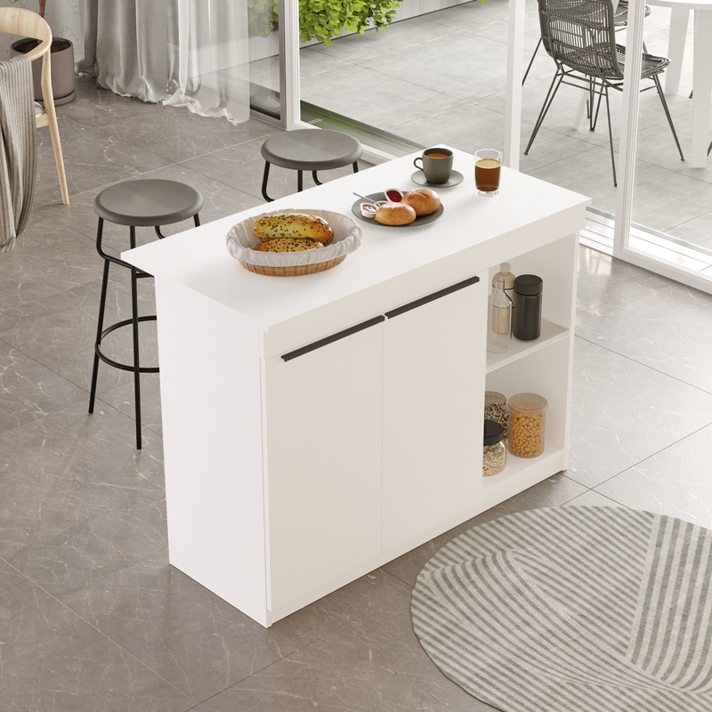 Masa bucatarie Kogile, Pako World, Alb, 120x60x88 cm - 1 | YEO