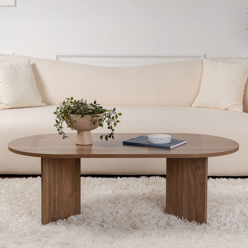 Masa de cafea Tabletod, Pako World, Nuc, 119x60x40 cm - 1 | YEO