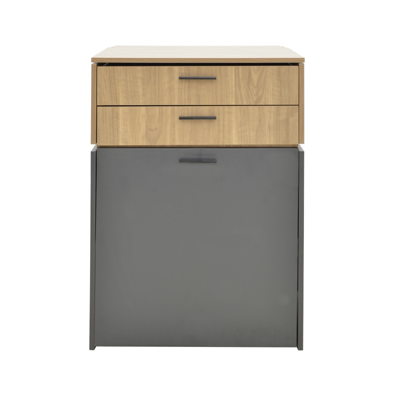 Masa de machiaj Sonlen Gri inchis 60x45x130 cm - 2 | YEO