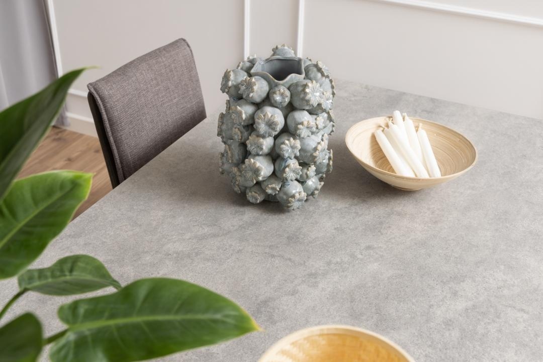 Masa dining Heaven, Gri, 75.5x200x100 cm