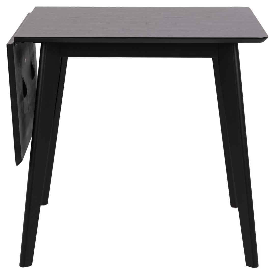 Masa dining Roxby, Negru, 76x120x80 cm - Imagine 5