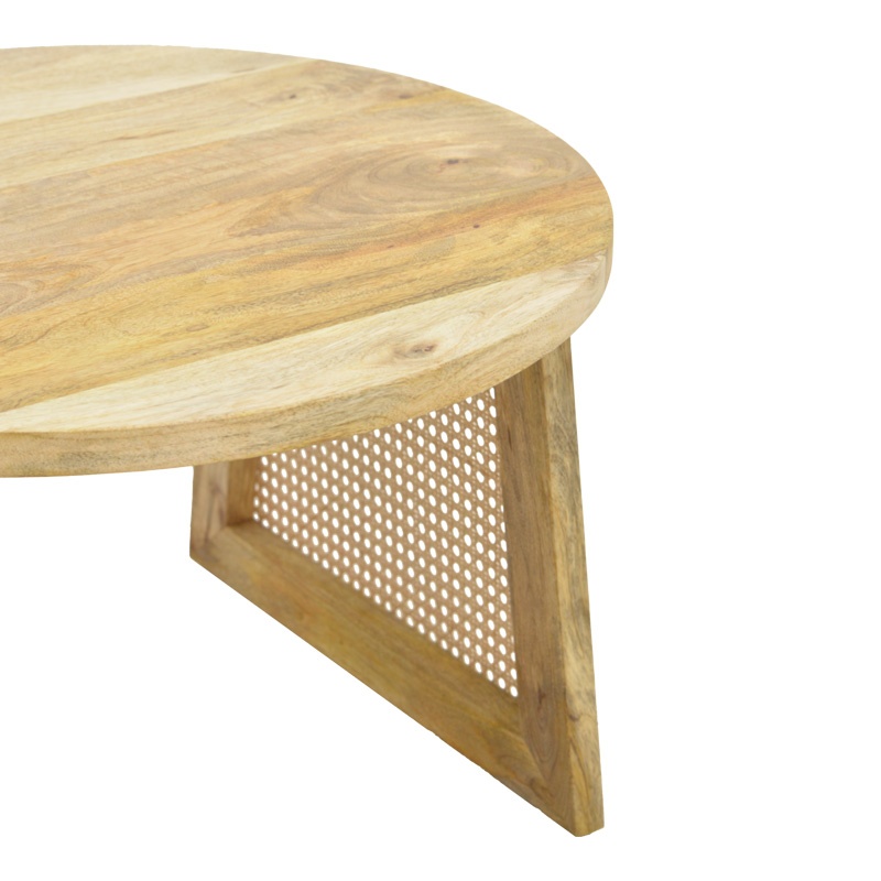 Masa Ramarind, Pako World, Lemn de mango, Natural, 65x65x40 cm