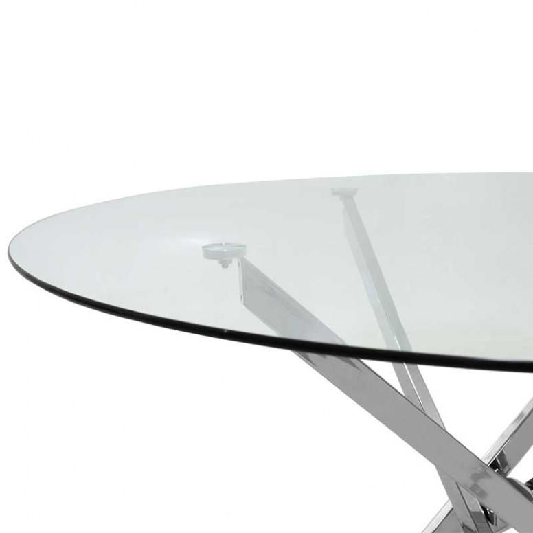 Masa Steve Transparent 120x74.5 cm - 1 | YEO