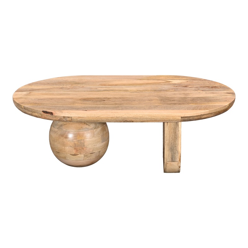 Masuta de cafea Kane boho Natural 110x72x38 cm - 3 | YEO