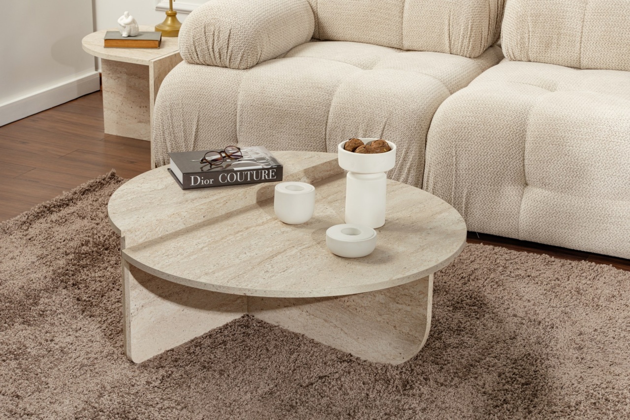Masuta de cafea Orion Bej - 3 | YEO