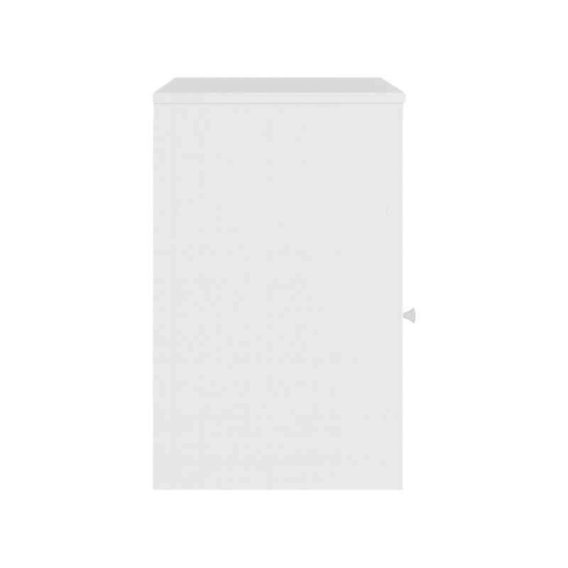 Noptiera Foly Alb 40x40x50 cm - 5 | YEO