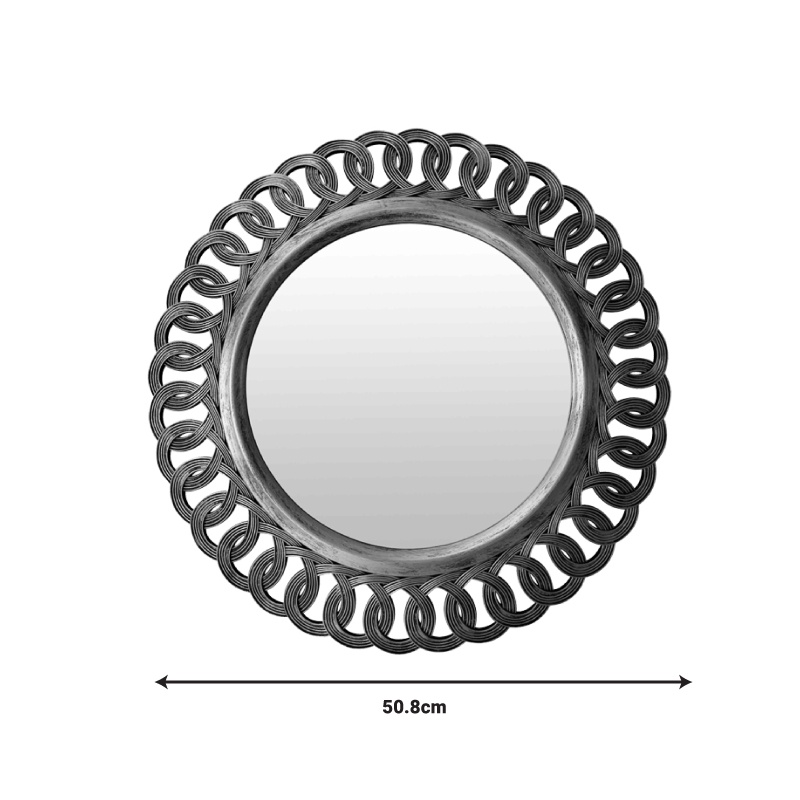 Oglinda Antic mirror Pako World Auriu 50.8x50.8x5.3 cm