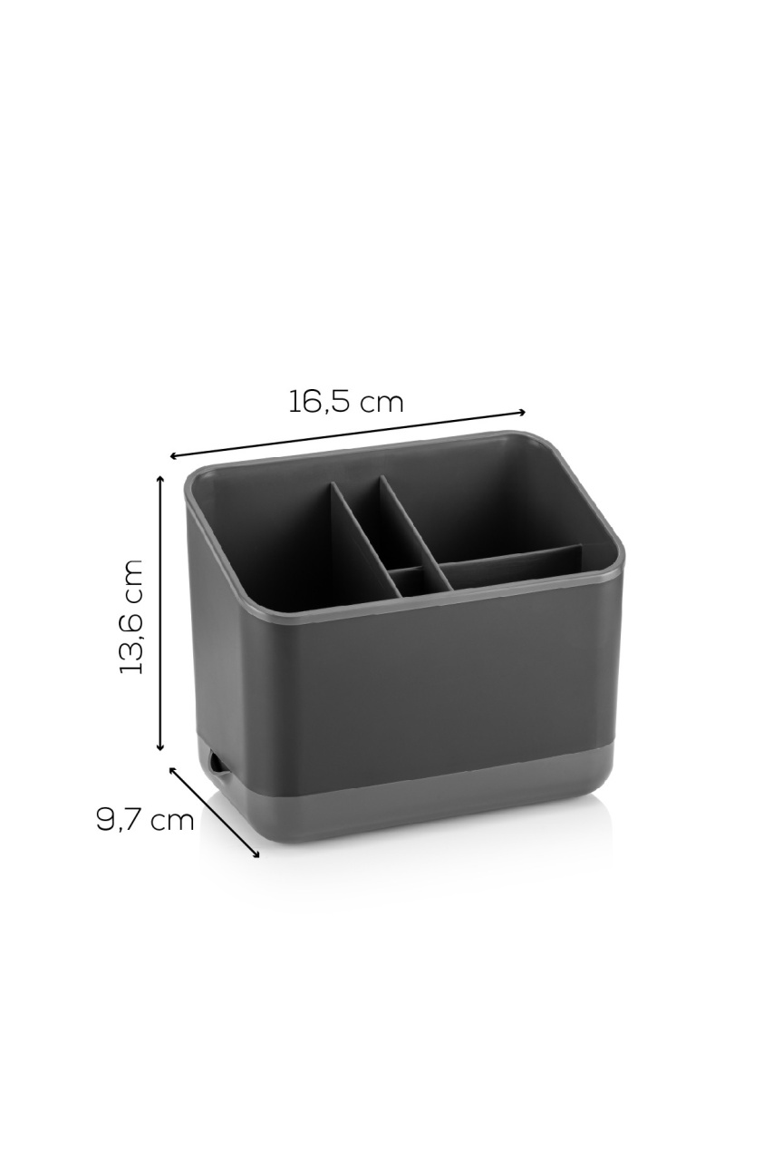 Organizator de bucatarie 2LIBNM-8052 Antracit 16.5x10x14 cm - 3 | YEO