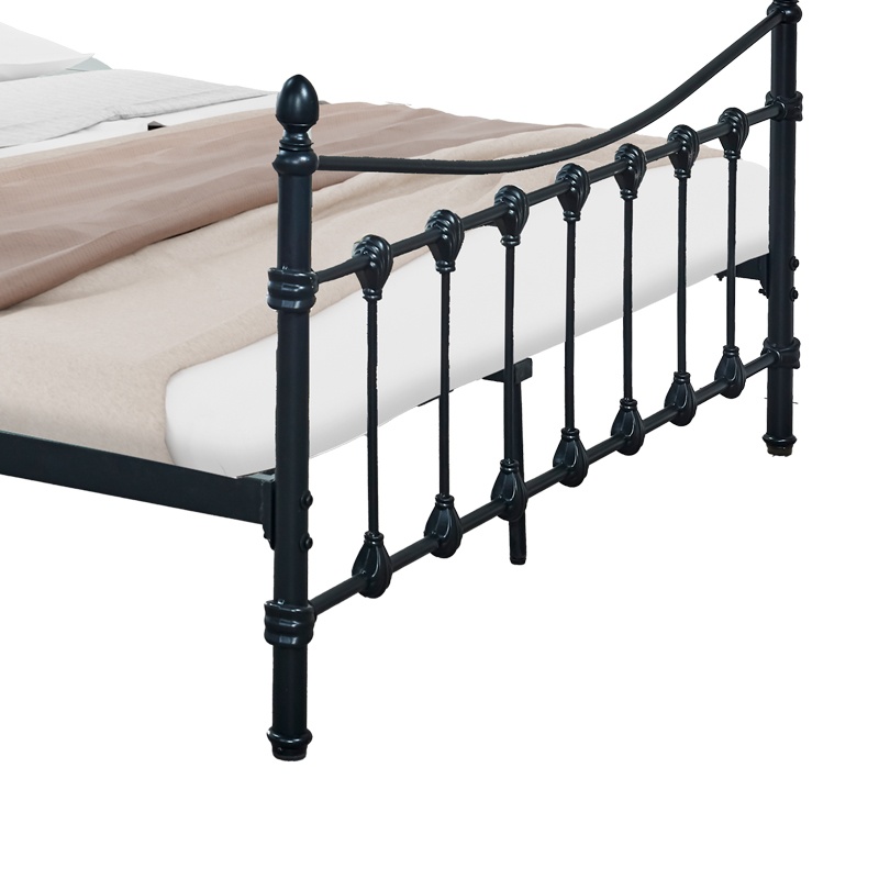 Pat Beowulf metal negru 140x190x102 cm - 3 | YEO