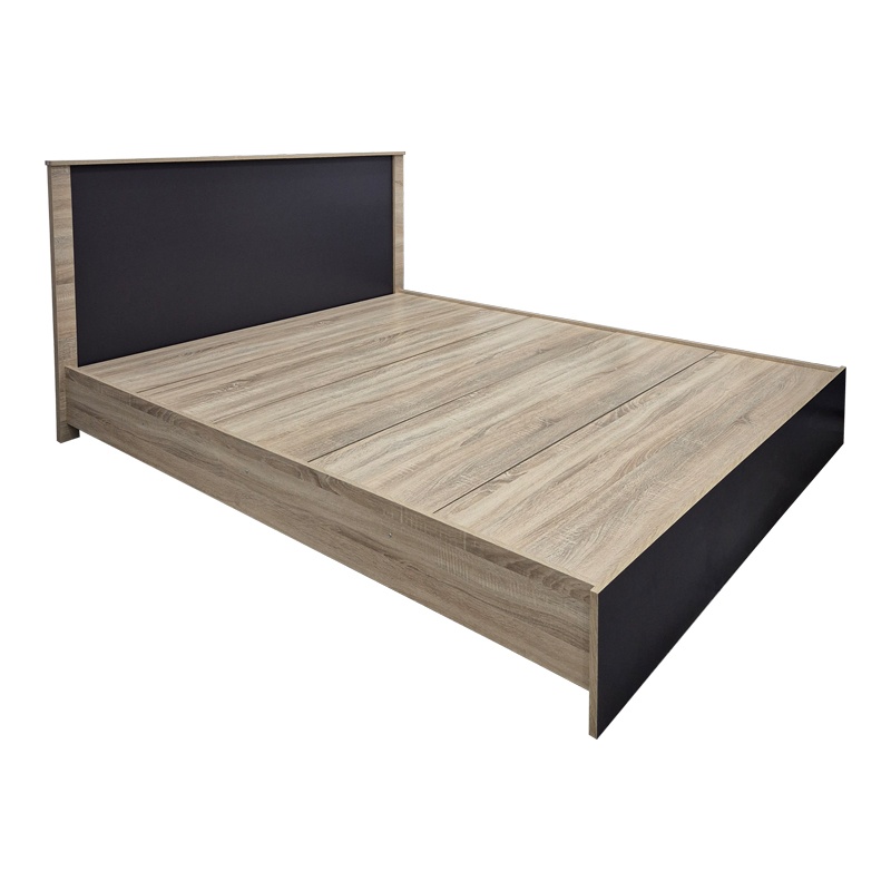 Pat cu saltea, Athos Sleepy, Pako, Antracit 170x206.5x96 cm - 3