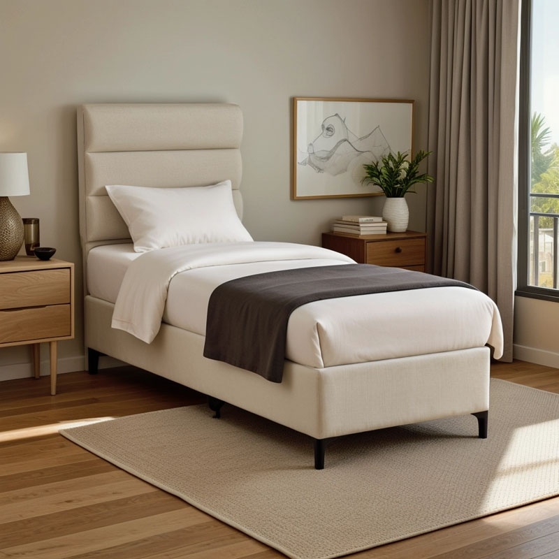 Pat textil Limit Pako World, Crem, 90x200 cm - 1 | YEO