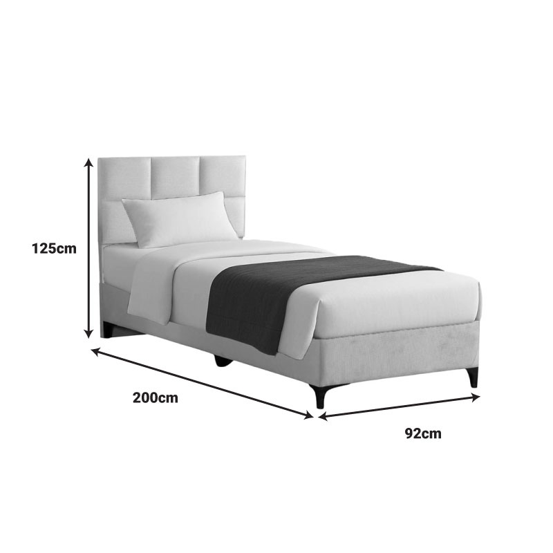 Pat textil Melei, Pako World, Crem, 90x200 cm - 3 | YEO