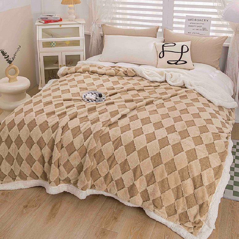 Patura Cocolino cu Blanita Teddy V8 Crem 200x230 cm