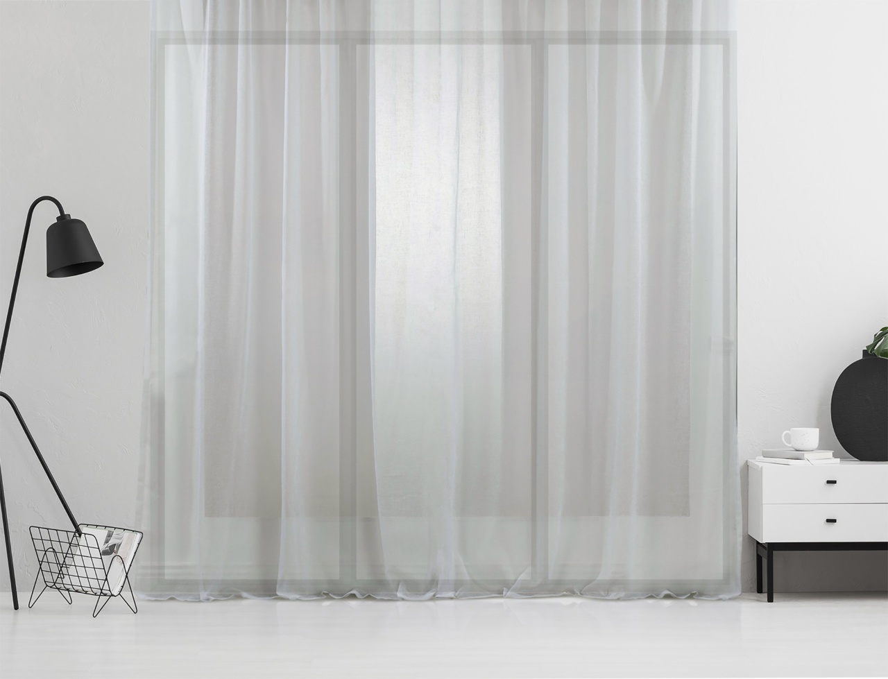 Perdea AS-10305 Alb 140x245 cm - 1 | YEO