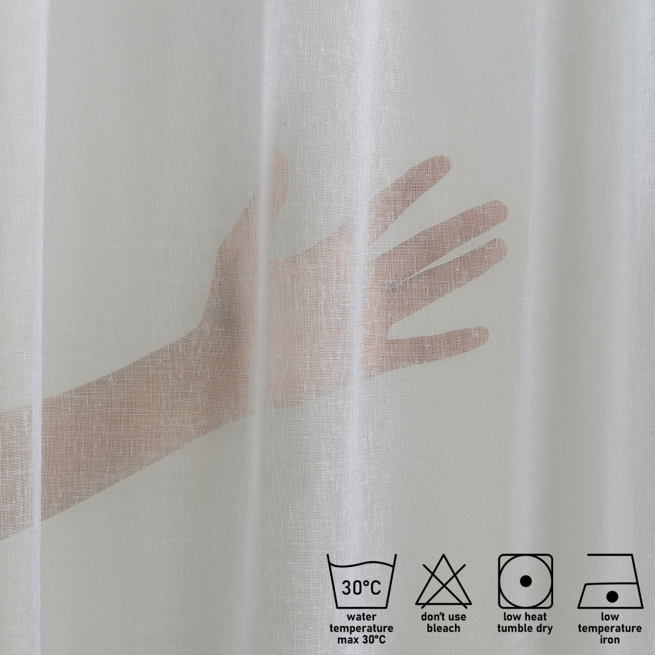 Perdea AS-10305 Alb 140x245 cm - 4 | YEO