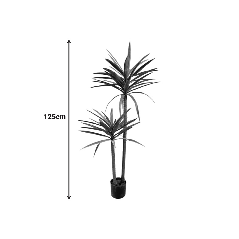 Planta decorativa Dracaena Verde 125 cm