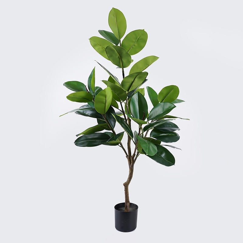 Planta decorativa Ficus Lyrata Verde 70x70x130 cm