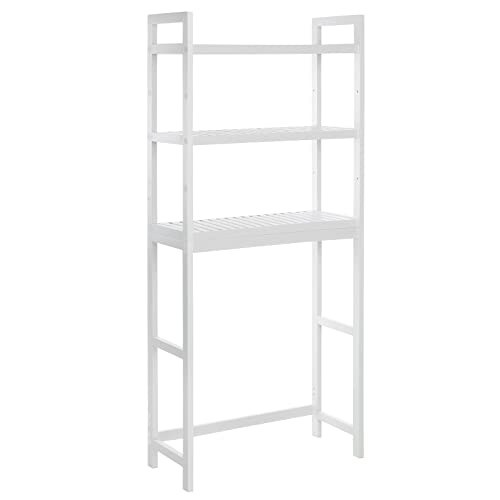 Raft baie, Songmics, Alb, 163x63x25 cm - 1 | YEO